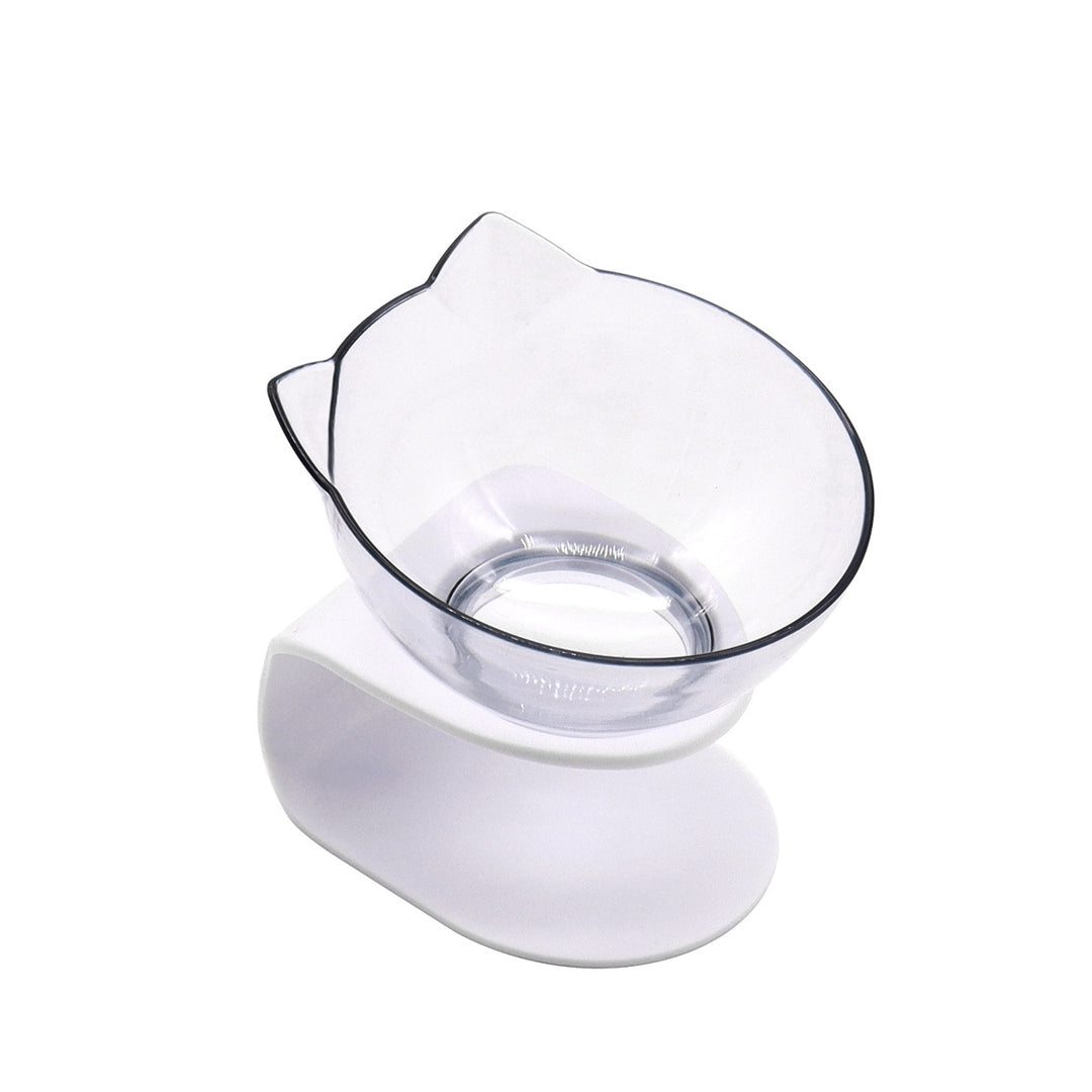 Raised Tilted Cat Bowl – Single, Double or Triple – Single Bowl