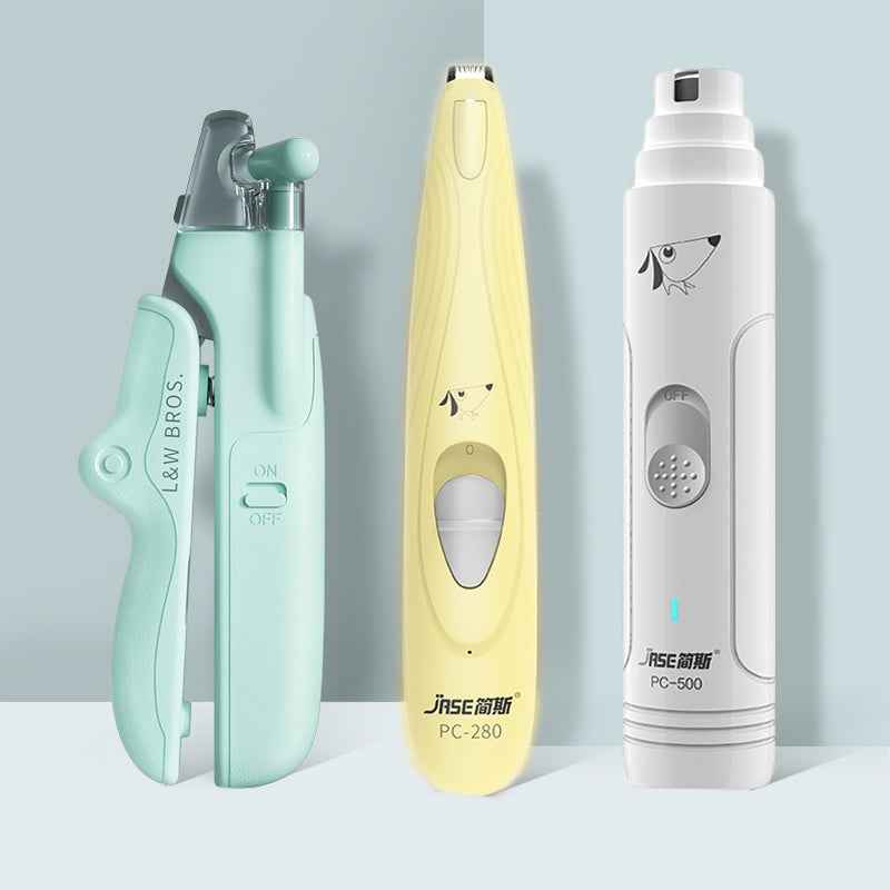 Pet Nail Clippers with LED Light - Gentle Grooming Solution for Dogs and Cats
