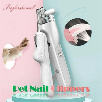 Pet Nail Clippers With LED Light — Professional Trimmer