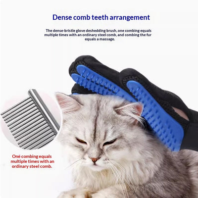 Pet Cat Grooming & Shedding-removal Gloves
