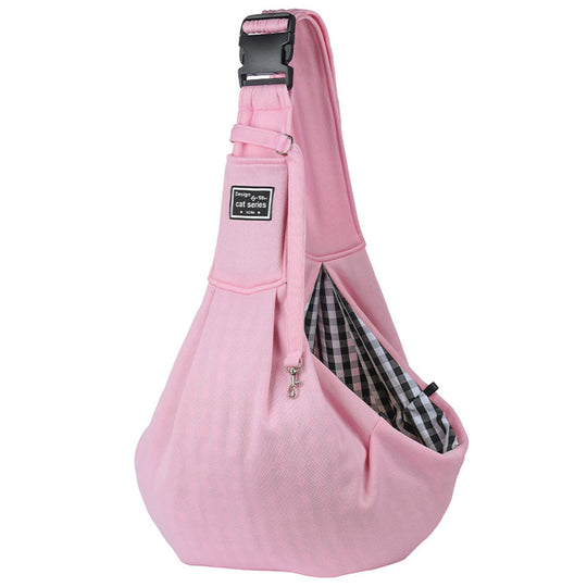 Adjustable Sling Pet Carrier – Pink