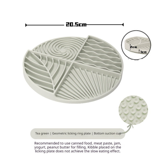Round Silicone Lick Mat – 20 cm – Diameter 20cm