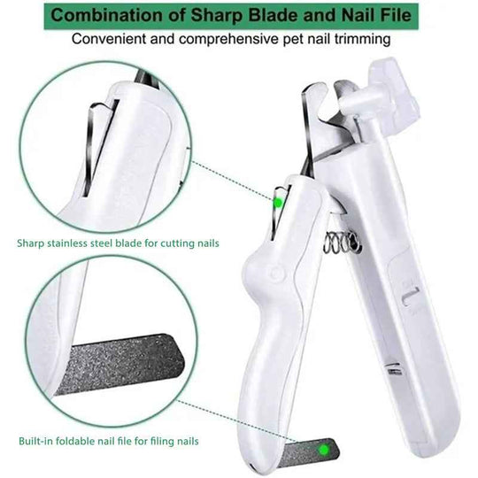 LED Pet Nail Clippers with Built-In File – view 4