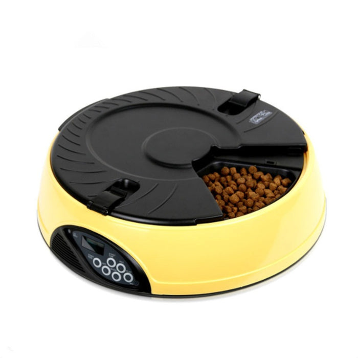 6-Meal Automatic Pet Feeder with Voice Recorder