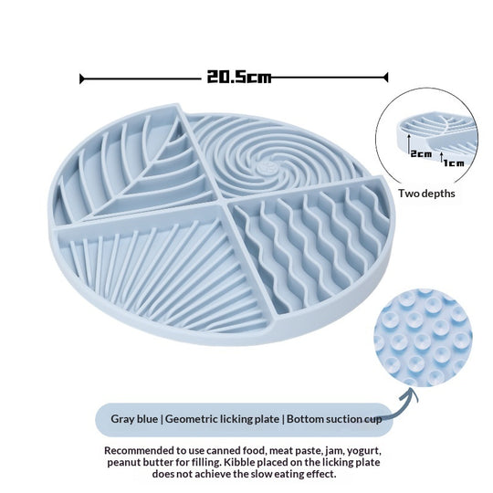 Round Silicone Lick Mat – 20 cm – Diameter 20cm