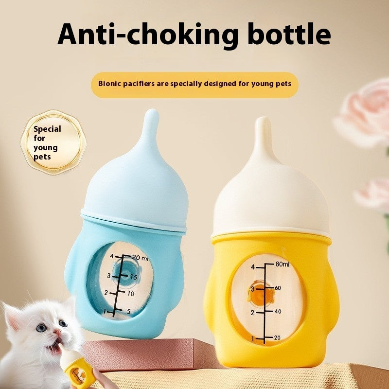 Kitten & Puppy Silicone Feeding Bottle