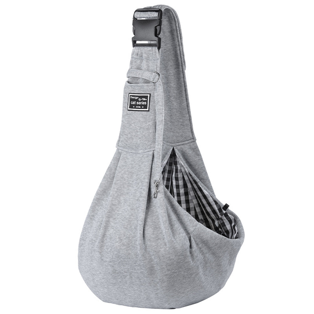 Adjustable Sling Pet Carrier – Gray