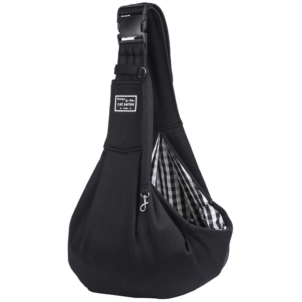 Adjustable Sling Pet Carrier – Black