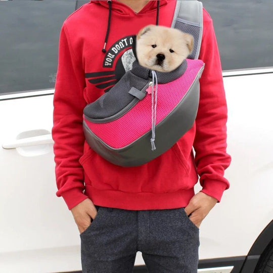 Breathable Mesh Pet Shoulder Carrier – view 9